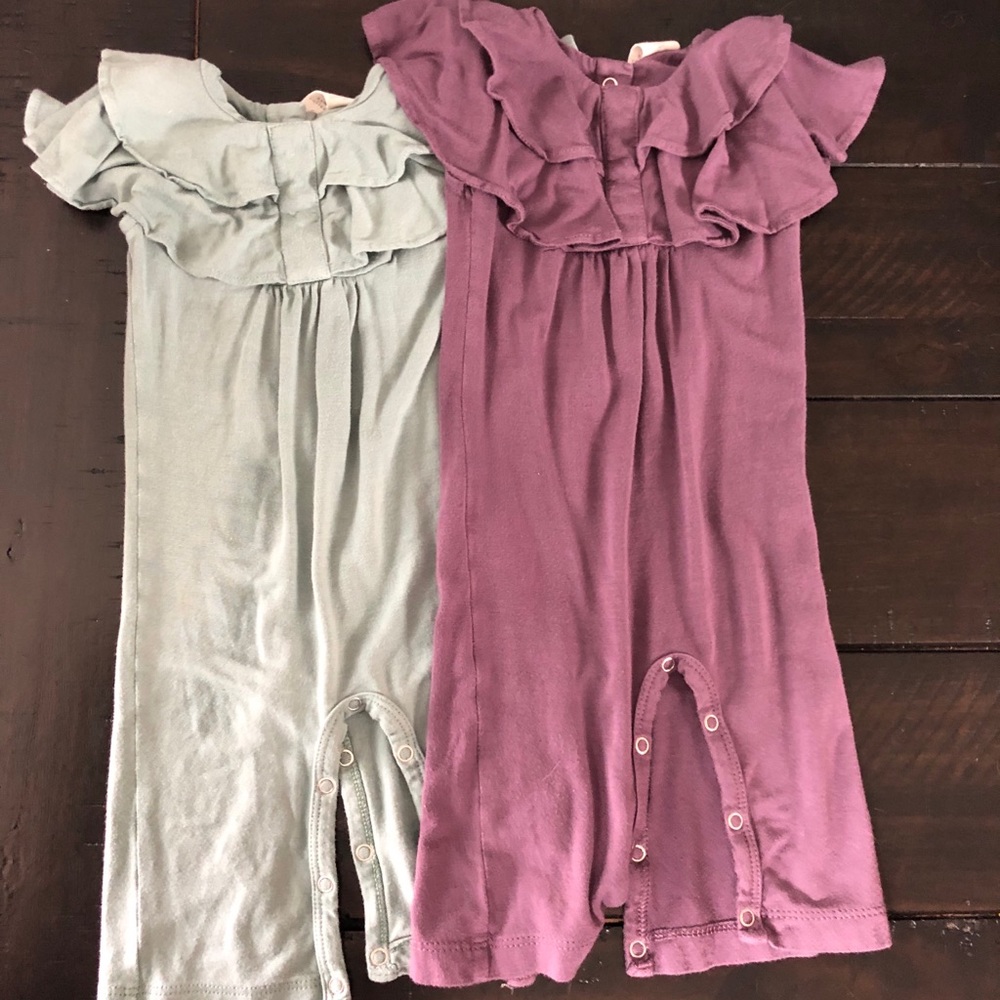 Kate Quinn ruffle sleeveless jumpsuits